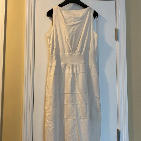 Hache Made in Italy 🇮🇹 💯 Cotton Dress Side Pockets Butter Soft Never Used